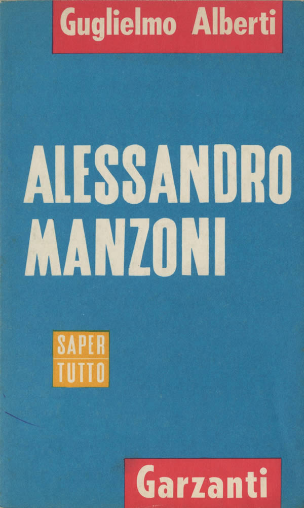 Alberti, Alessandro Manzoni, 1964, copertina